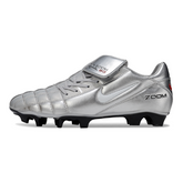 Botas de fútbol Nike Air Zoom Total 90 III FG plateadas